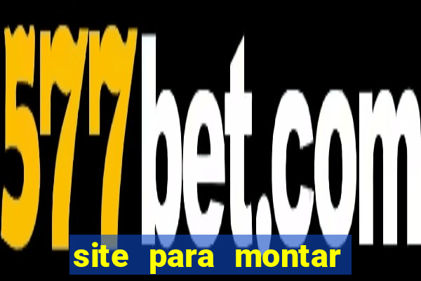 site para montar time de futebol